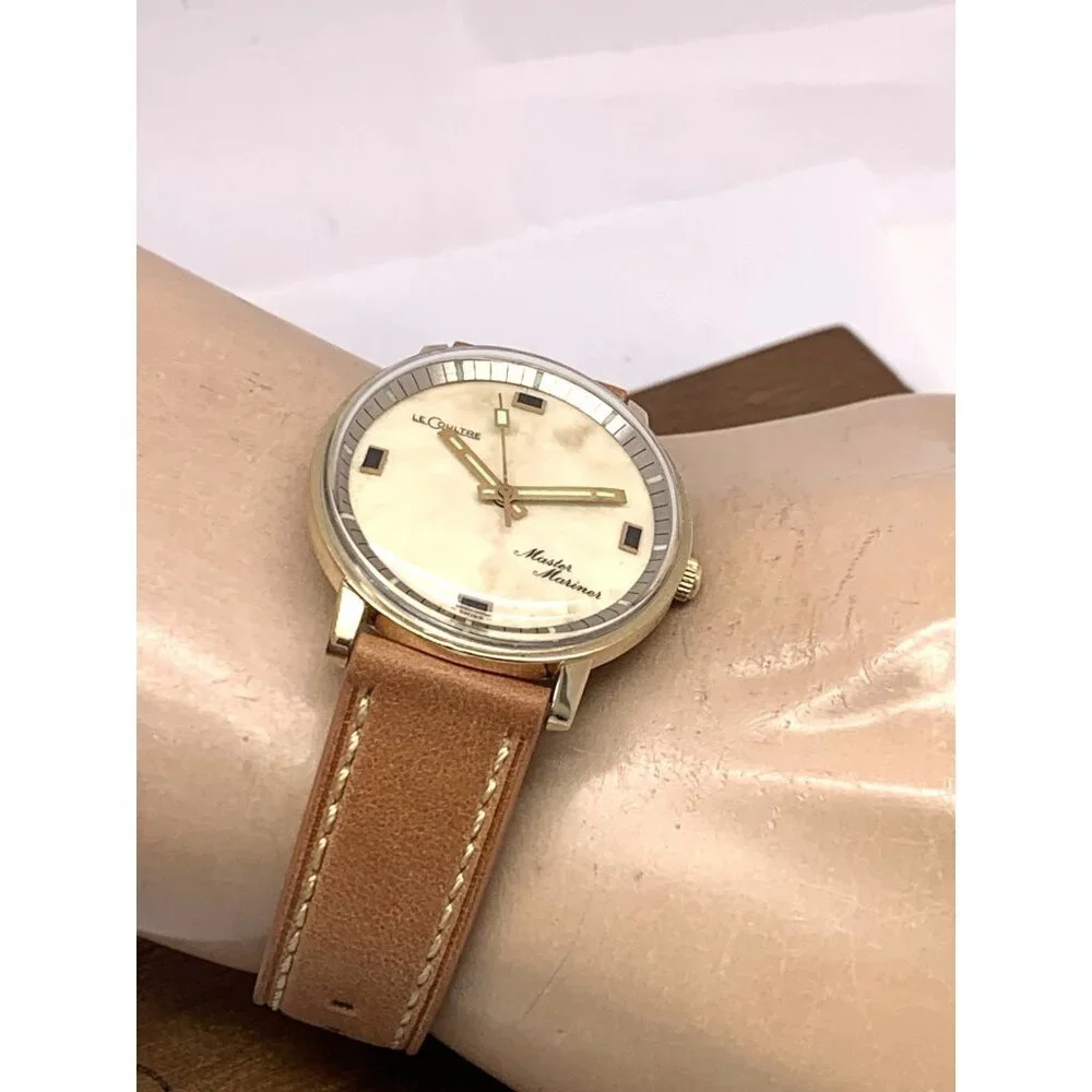 Jaeger-LeCoultre Master Mariner Watch Vintage Swiss Automatic 34mm 10k GF Case